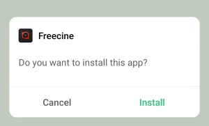 install freecine apk
